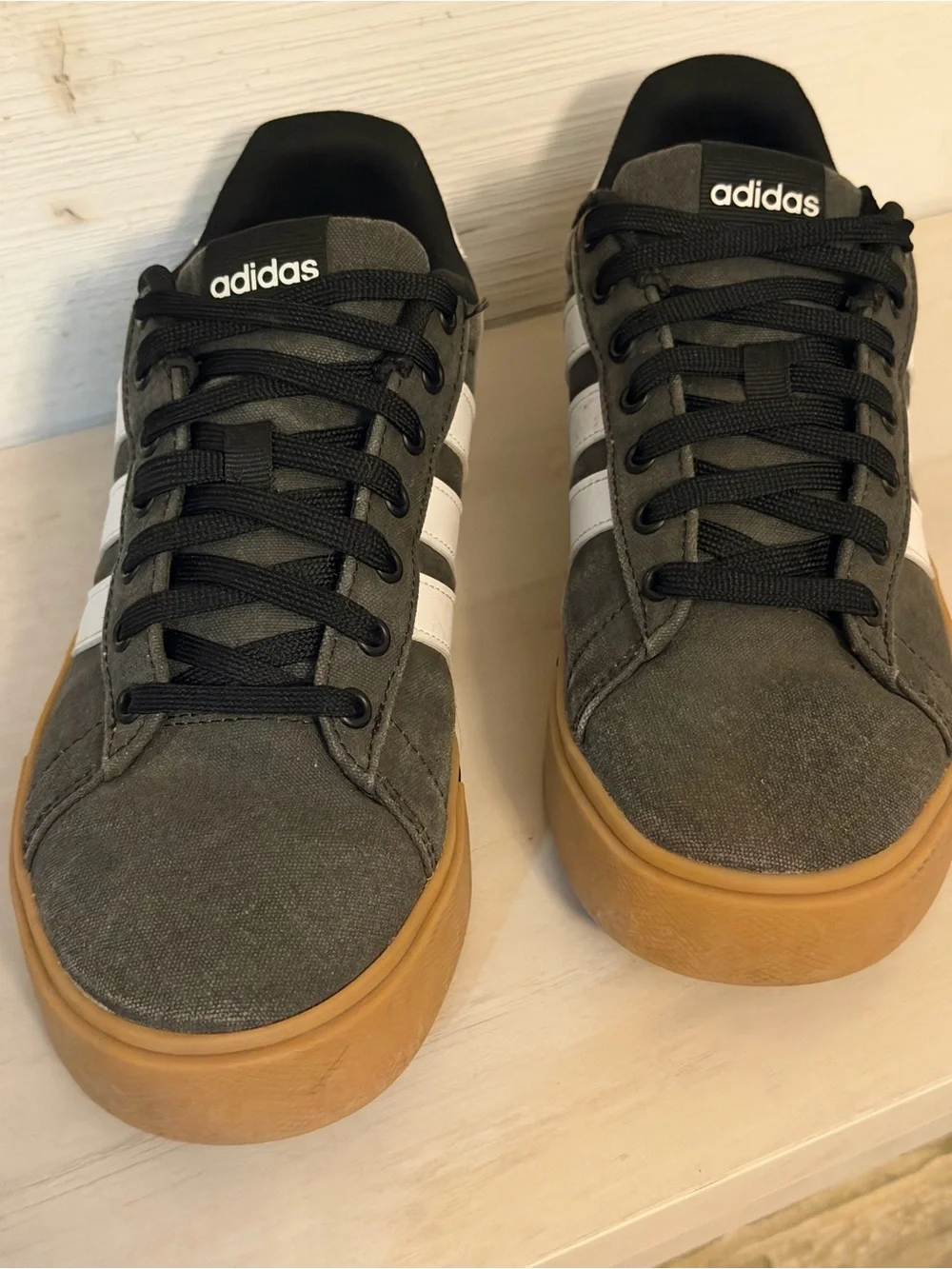 Adidas Daily 4.0 Black White Gym Bottom Skateboard Shoes IF4492 Men's Size 7.5l